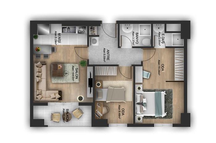 bahcesehir suites konut projesi ve fiyatlari