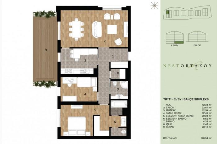 Nest Ortaköy  Kat Planları - 13