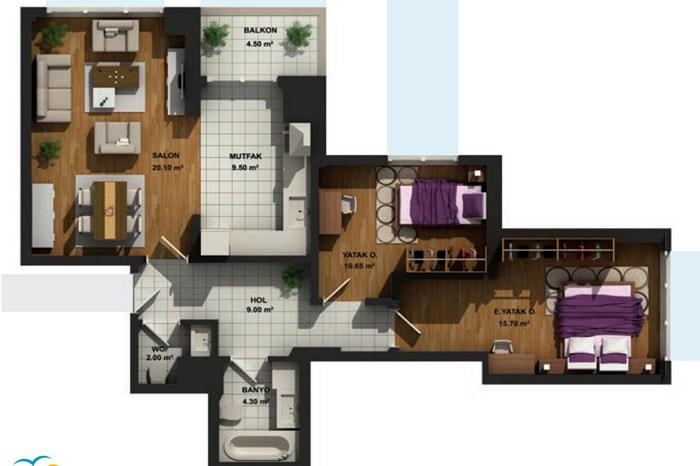 Real İstanbul Residence Kat Planları - 11