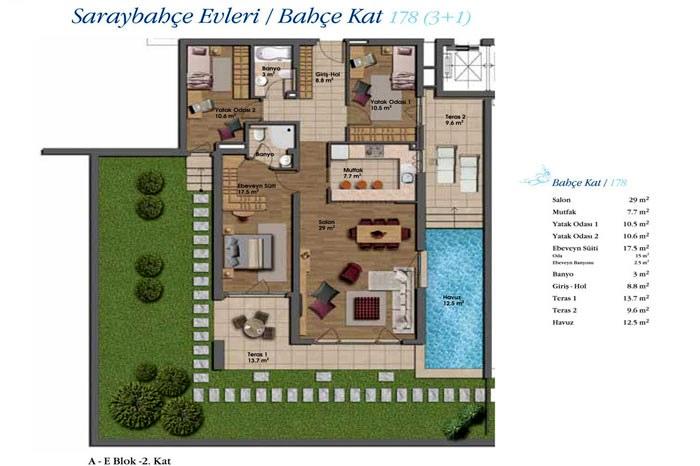 Bosphorus City Kat Planları - 1