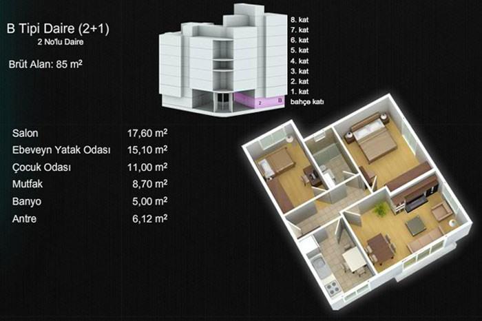 Optimum Terrace Kat Planları - 3
