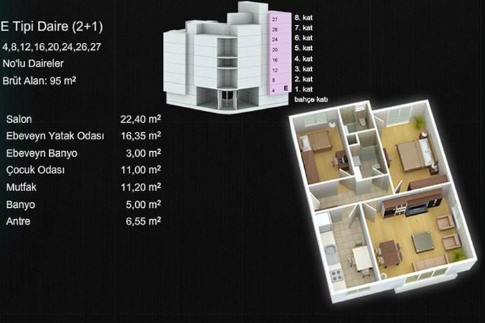 Optimum Terrace Kat Planları - 6