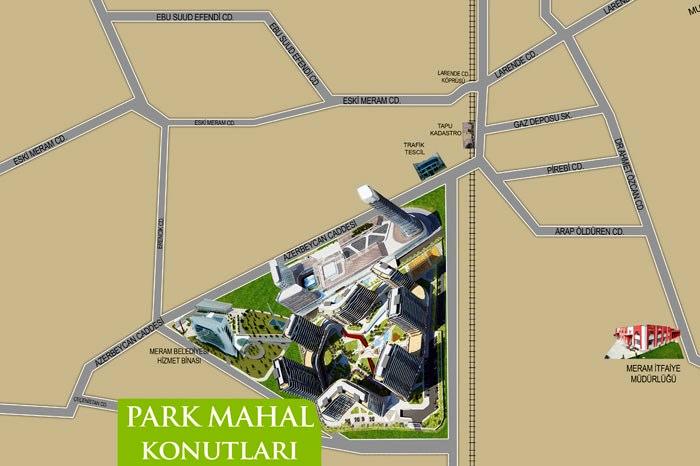 Konya Park Mahal Konutları Kat Planları - 1