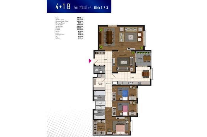 MNG Residence Kat Planları - 19