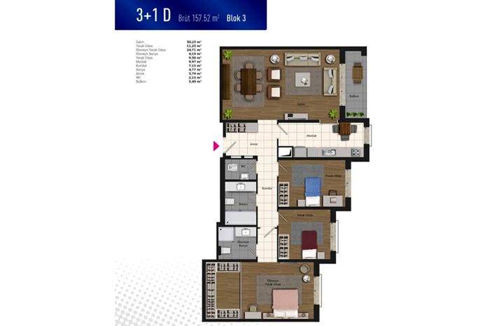 MNG Residence Kat Planları - 16