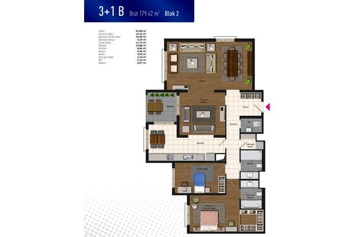 MNG Residence Kat Planları - 4