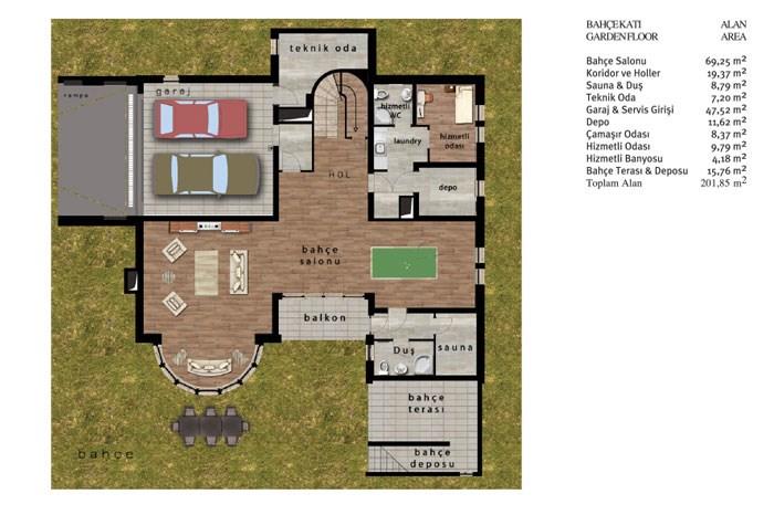 Kalyon Marina Villaları Kat Planları - 31