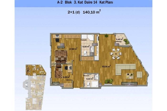 Alya Evleri Sarıyer Kat Planları - 30