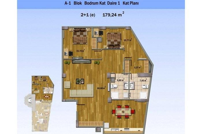 Alya Evleri Sarıyer Kat Planları - 43