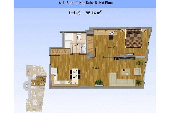 Alya Evleri Sarıyer Kat Planları - 47
