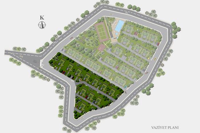 Çanakkale Villa Koru Modern Kat Planları - 2