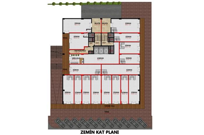 Semerkand Line Home Office Kat Planları - 12