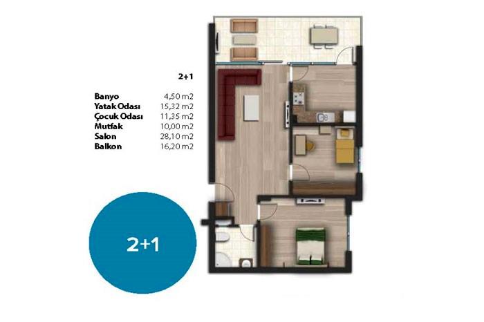 Armonia Concept Residence Kat Planları - 11