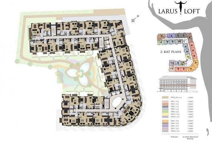 Larus Loft Kat Planları - 2