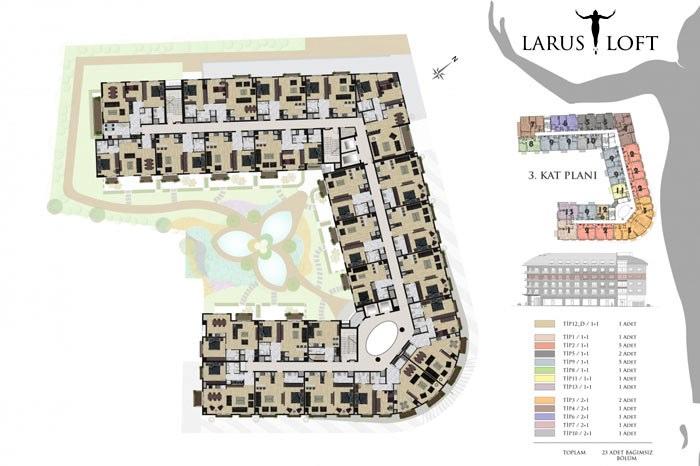 Larus Loft Kat Planları - 3