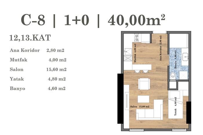 Casada Residence 9639 Kat Planları - 25