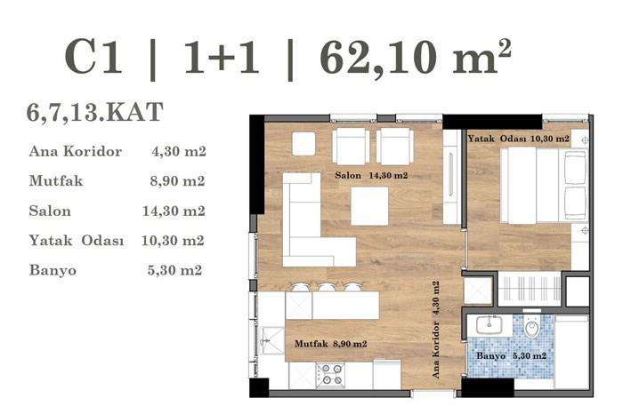 Casada Residence 9639 Kat Planları - 8