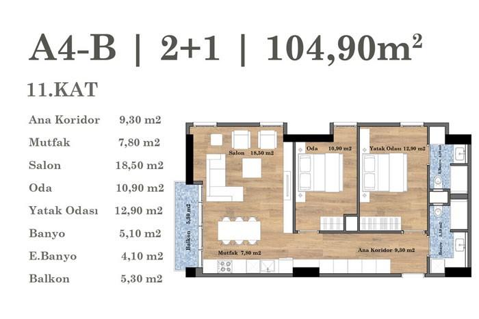 Casada Residence 9639 Kat Planları - 19