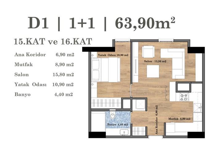 Casada Residence 9639 Kat Planları - 35