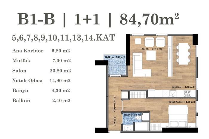 Casada Residence 9639 Kat Planları - 5