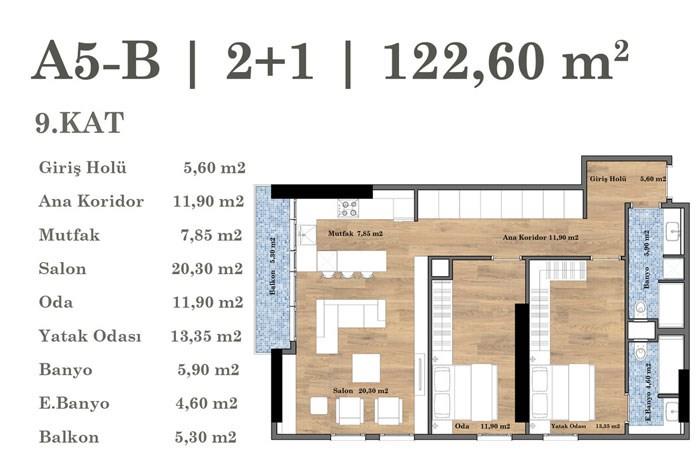 Casada Residence 9639 Kat Planları - 20