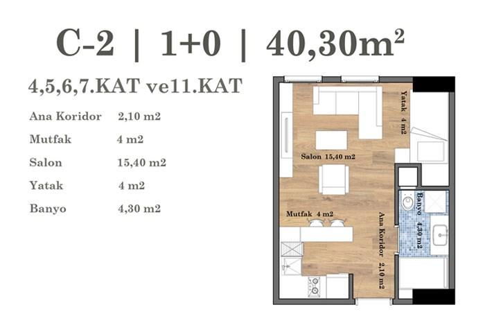Casada Residence 9639 Kat Planları - 2