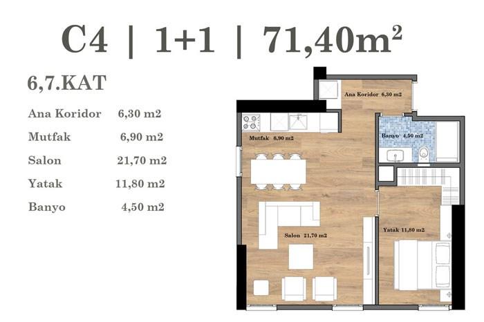 Casada Residence 9639 Kat Planları - 32
