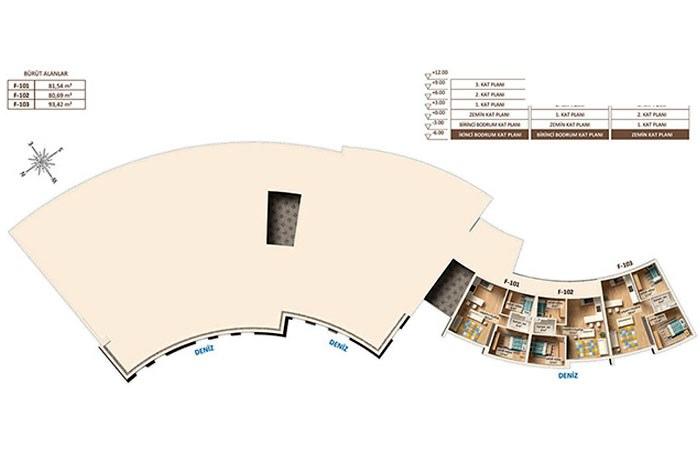 Casa De Playa Residence Kat Planları - 9
