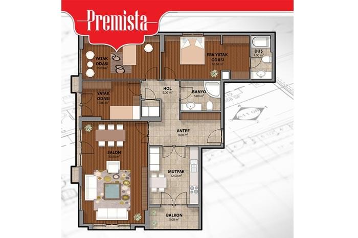Premista Residence Kat Planları - 10