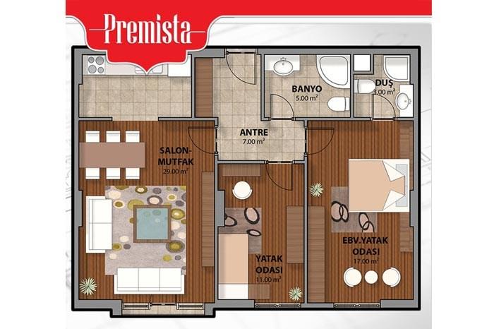 Premista Residence Kat Planları - 4