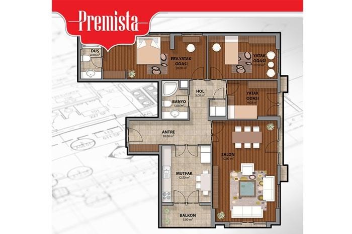 Premista Residence Kat Planları - 9