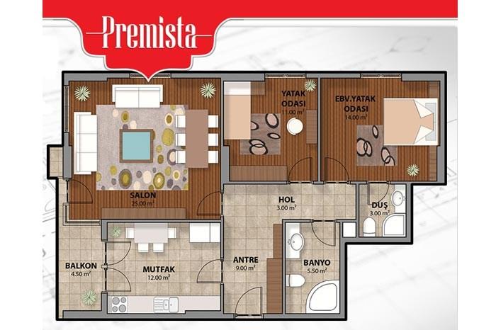 Premista Residence Kat Planları - 6
