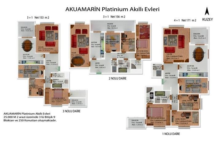 Kaşüstü Aquamarine Platinum Kat Planları - 7