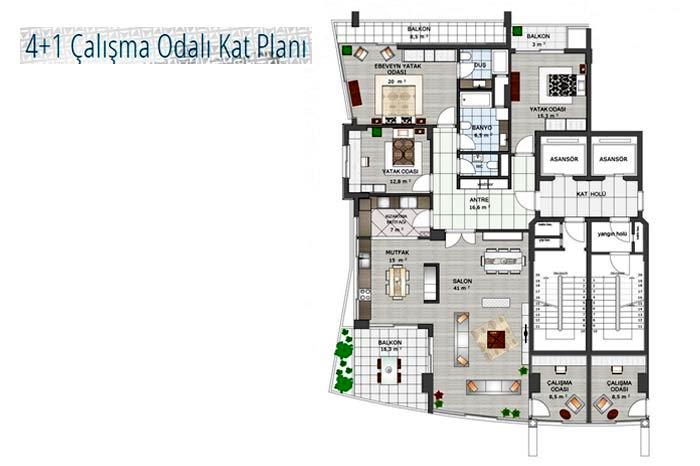 Armada Residence Kat Planları - 6