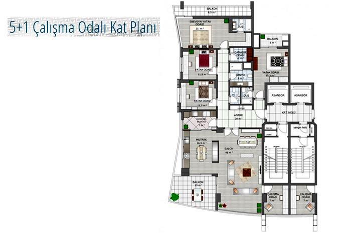 Armada Residence Kat Planları - 17