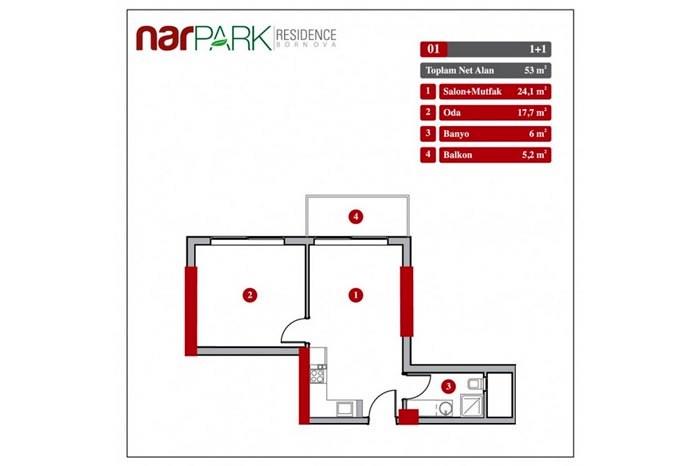 Narpark Residence  Kat Planları - 2