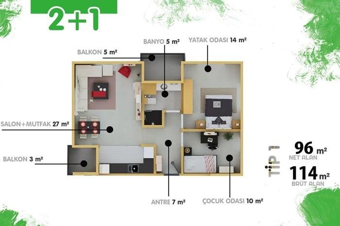 Yesshill Residence Kat Planları - 6