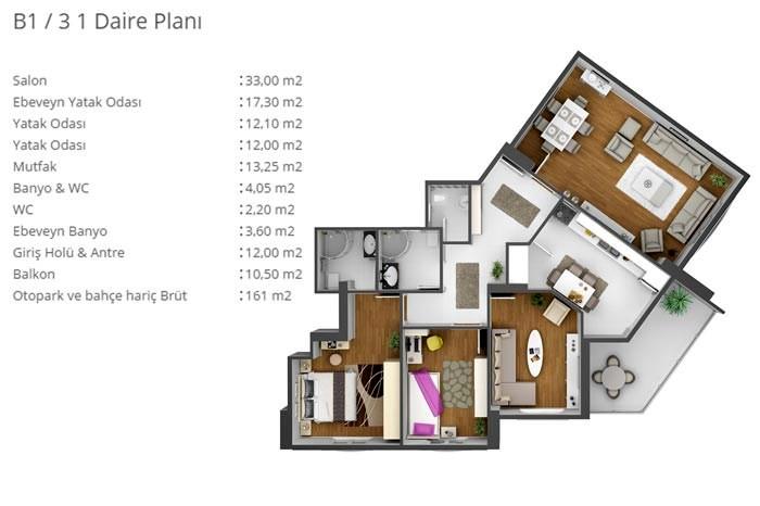 Altunhan Residence Kat Planları - 10
