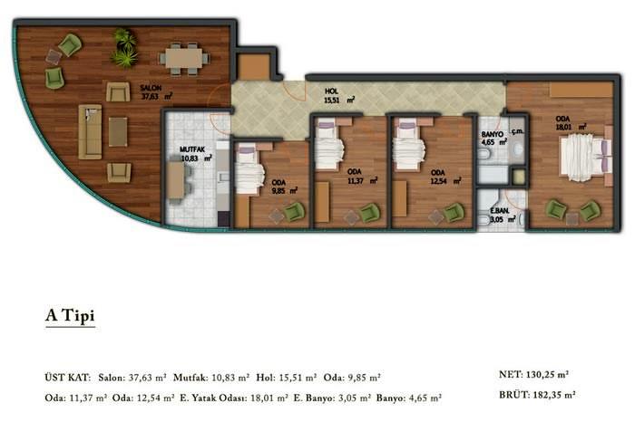 Ark Residence Kat Planları - 9