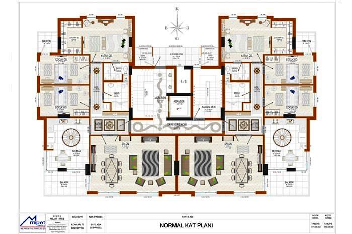 AYT Elegance Residence Kat Planları - 1