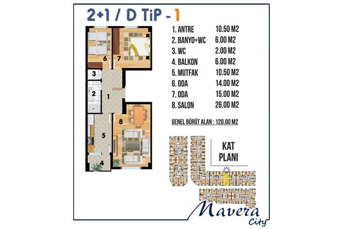 Mavera City Kat Planları - 24