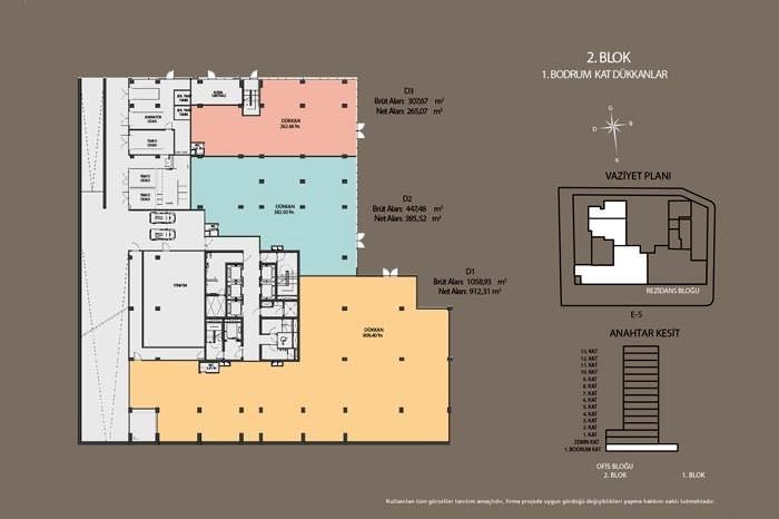 Avrupa Residence & Office Ataköy Kat Planları - 14