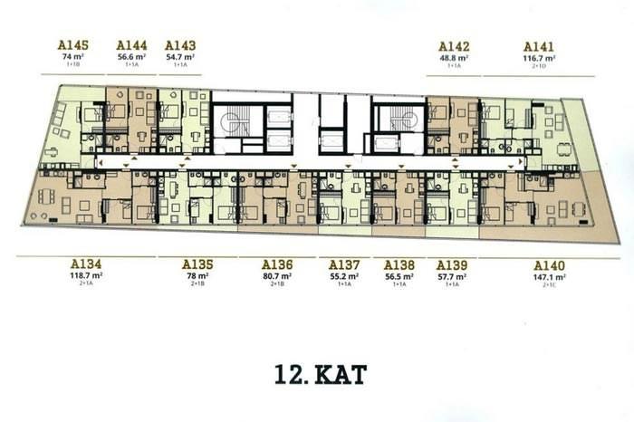 Nivo İstanbul Kat Planları - 42
