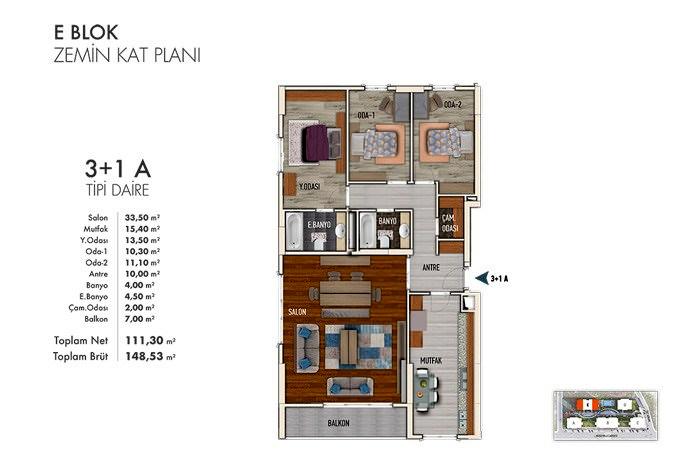 Bakırköy City Kat Planları - 45