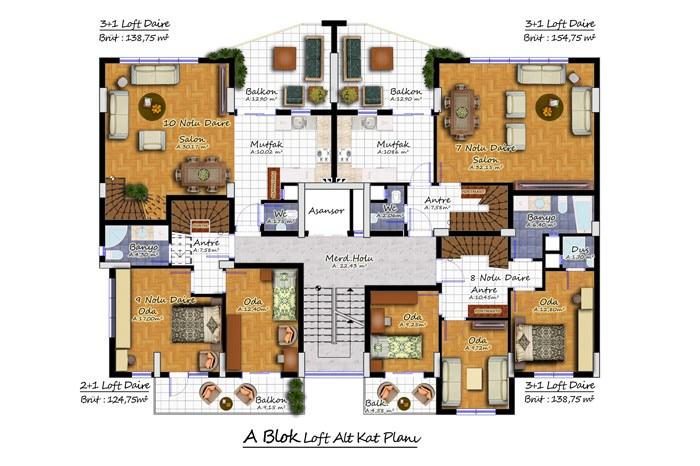 Olivium Residence 2 Kat Planları - 22