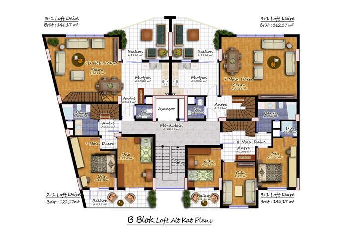 Olivium Residence 2 Kat Planları - 25