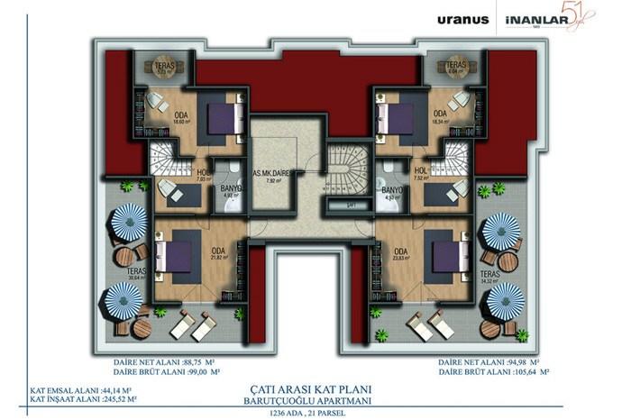 Marin Terrace Kat Planları - 6
