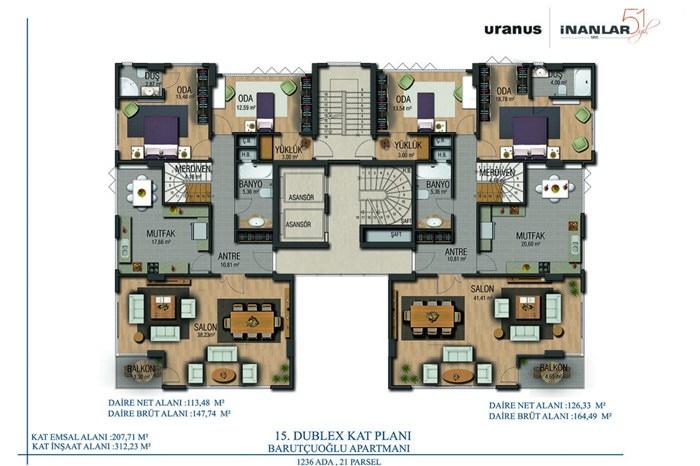 Marin Terrace Kat Planları - 2