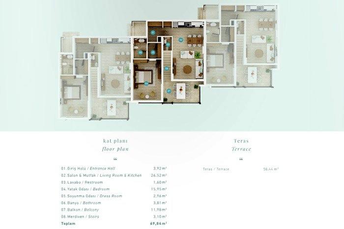 Fabay Adabükü Evleri Kat Planları - 7
