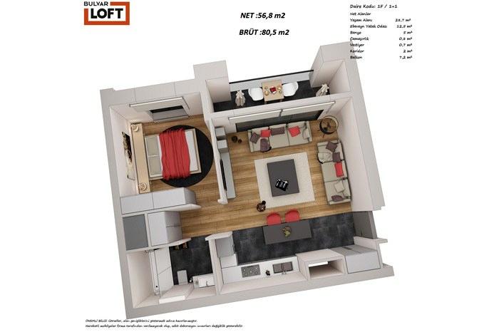 Bulvar Loft Kat Planları - 4